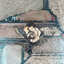 Load image into Gallery viewer, Brutalist Slate Stone Square Coffee Table By Sculptor Paul Kingma
