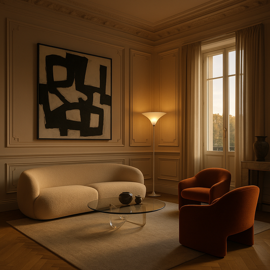 PLEXIGLASS PERSPEX FLOOR LAMP – HARCO LOOR, HAARLEM 