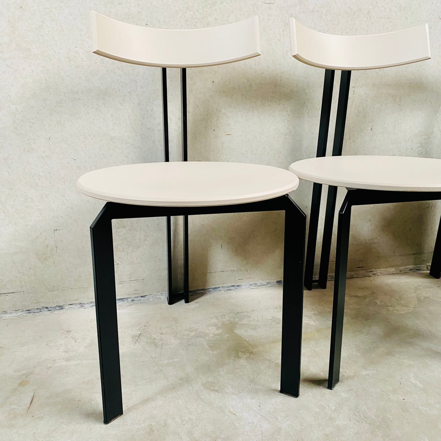 4 x Postmoderne ZETA Esszimmerstühle von Martin Haksteen für Harvink, Niederlande 1980