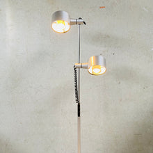 Load image into Gallery viewer, Qc Twin Spotlight Floor Lamp by Ronald Homes for Conelight Limited, United Kingdom 1970
