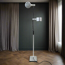 Load image into Gallery viewer, Qc Twin Spotlight Floor Lamp by Ronald Homes for Conelight Limited, United Kingdom 1970
