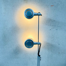 Load image into Gallery viewer, Qc Twin Spotlight Floor Lamp by Ronald Homes for Conelight Limited, United Kingdom 1970
