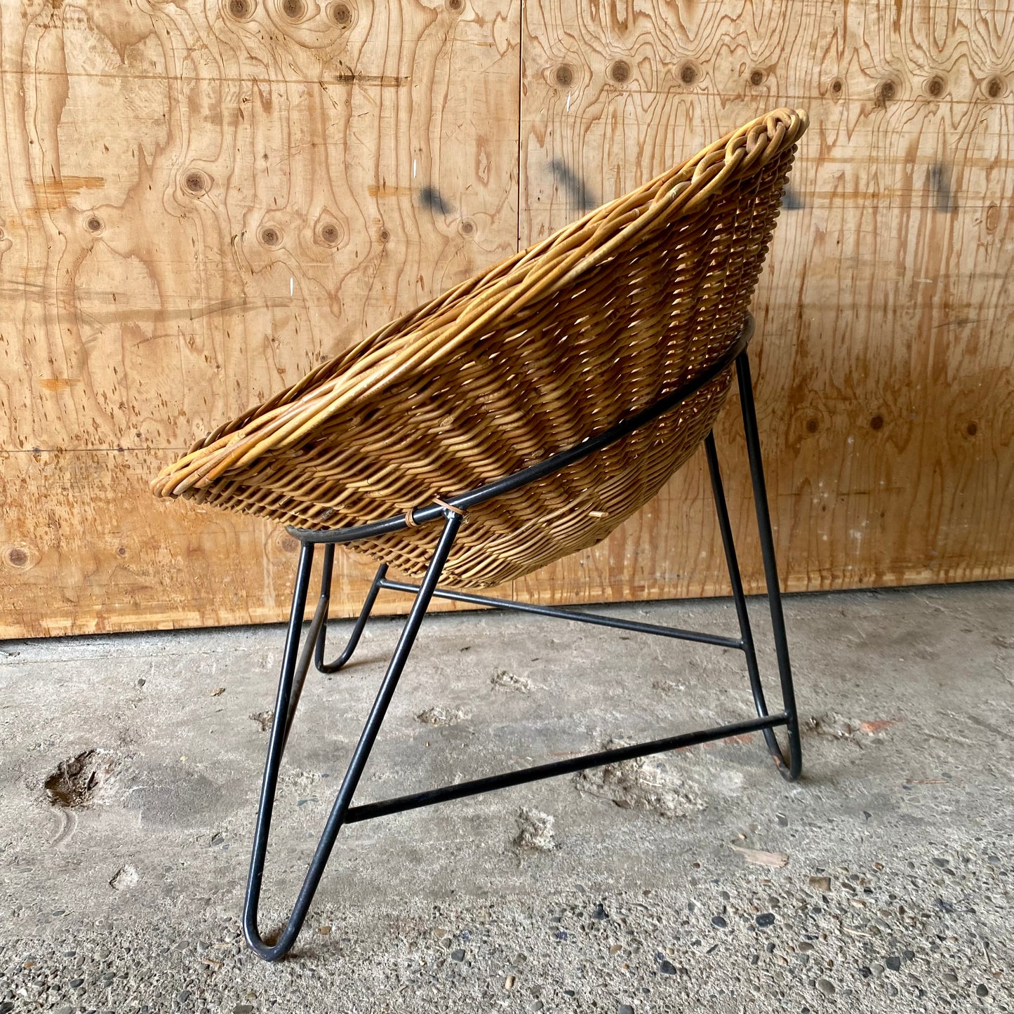 Mathieu Matégot Korbsessel, Frankreich 1950