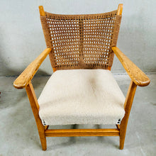 Load image into Gallery viewer, Rope, Oak and Sheepskin Arm Chair by Bas Van Pelt, Netherlands 1940
