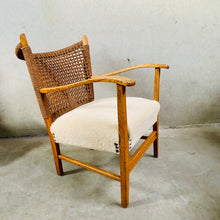 Load image into Gallery viewer, Rope, Oak and Sheepskin Arm Chair by Bas Van Pelt, Netherlands 1940
