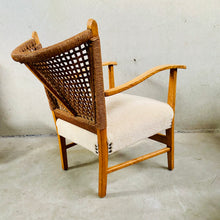 Load image into Gallery viewer, Rope, Oak and Sheepskin Arm Chair by Bas Van Pelt, Netherlands 1940

