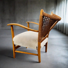 Load image into Gallery viewer, Rope, Oak and Sheepskin Arm Chair by Bas Van Pelt, Netherlands 1940
