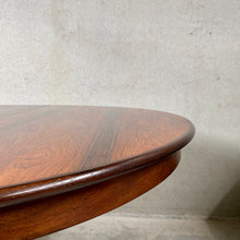 Load image into Gallery viewer, Mid-Century Rosewood Round Extendable Danish Design Dining Table 1970
