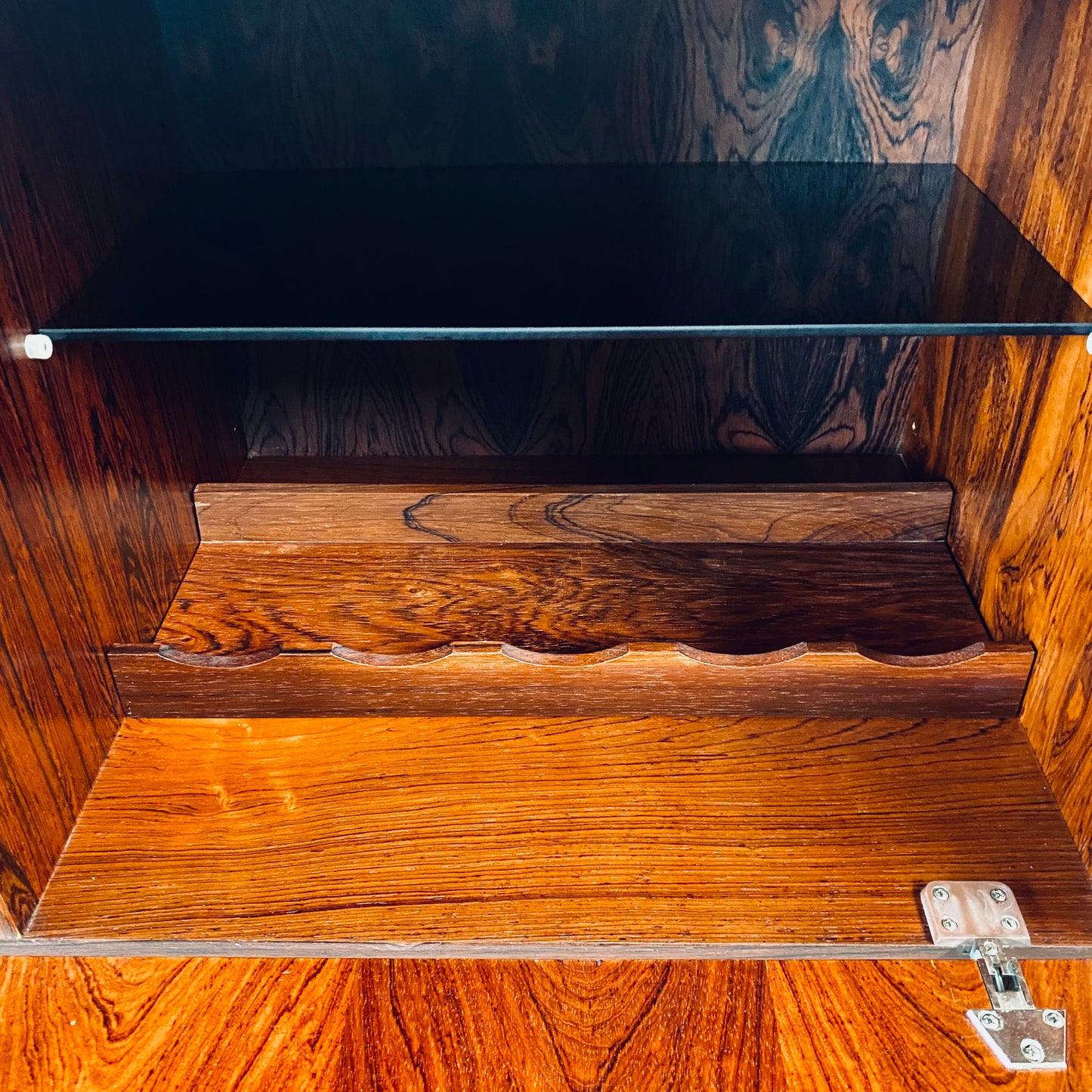 William Watting für Fristho Mid-Century Rosewood Highboard, Niederlande 1960