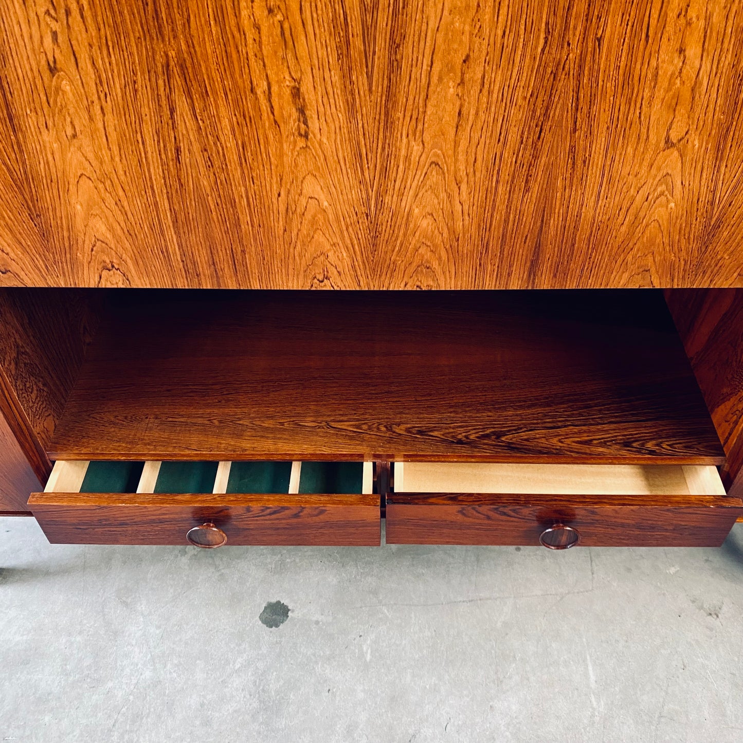 William Watting für Fristho Mid-Century Rosewood Highboard, Niederlande 1960