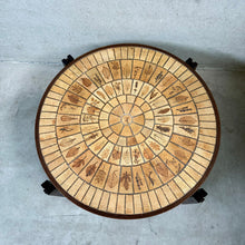 Load image into Gallery viewer, Round Brutalist Ceramic Coffee Table by Roger Capron, France 1960
