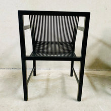 Load image into Gallery viewer, 6 x Ruud-Jan Kokke black &quot;latjes&quot; chairs for &#39;t Spectrum, Netherlands 1980
