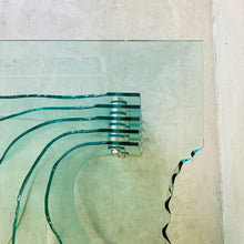 Load image into Gallery viewer, Fiam Italia Sculptural Hand-carved Glass Coffee Table &quot;Shell&quot; by Danny Lane, Italy 1988
