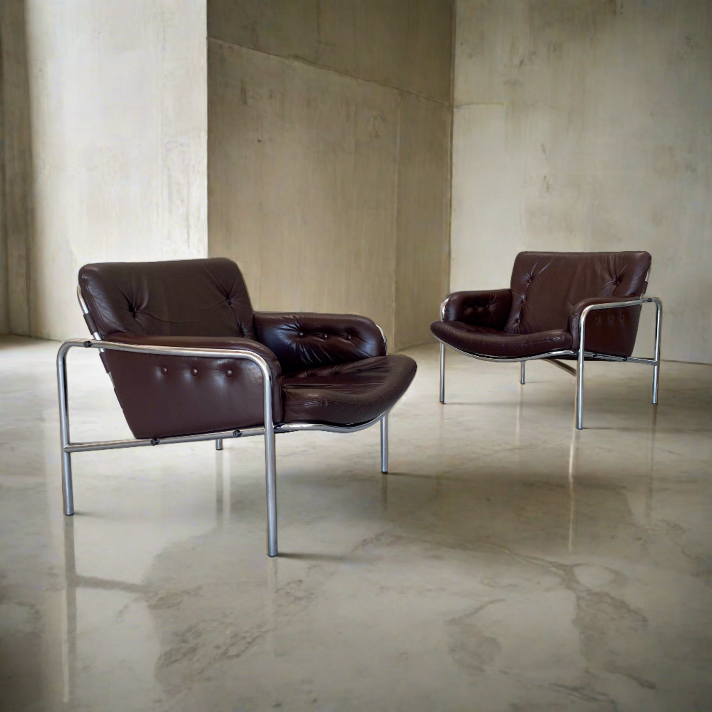 2 x Sessel „Osaka Zs08“ von Martin Visser für 't Spectrum, Niederlande 1969