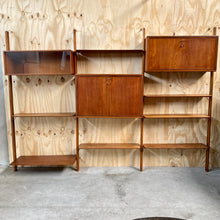Load image into Gallery viewer, Large Teak Wall Unit by William Watting for Fristho, Netherlands 1960
