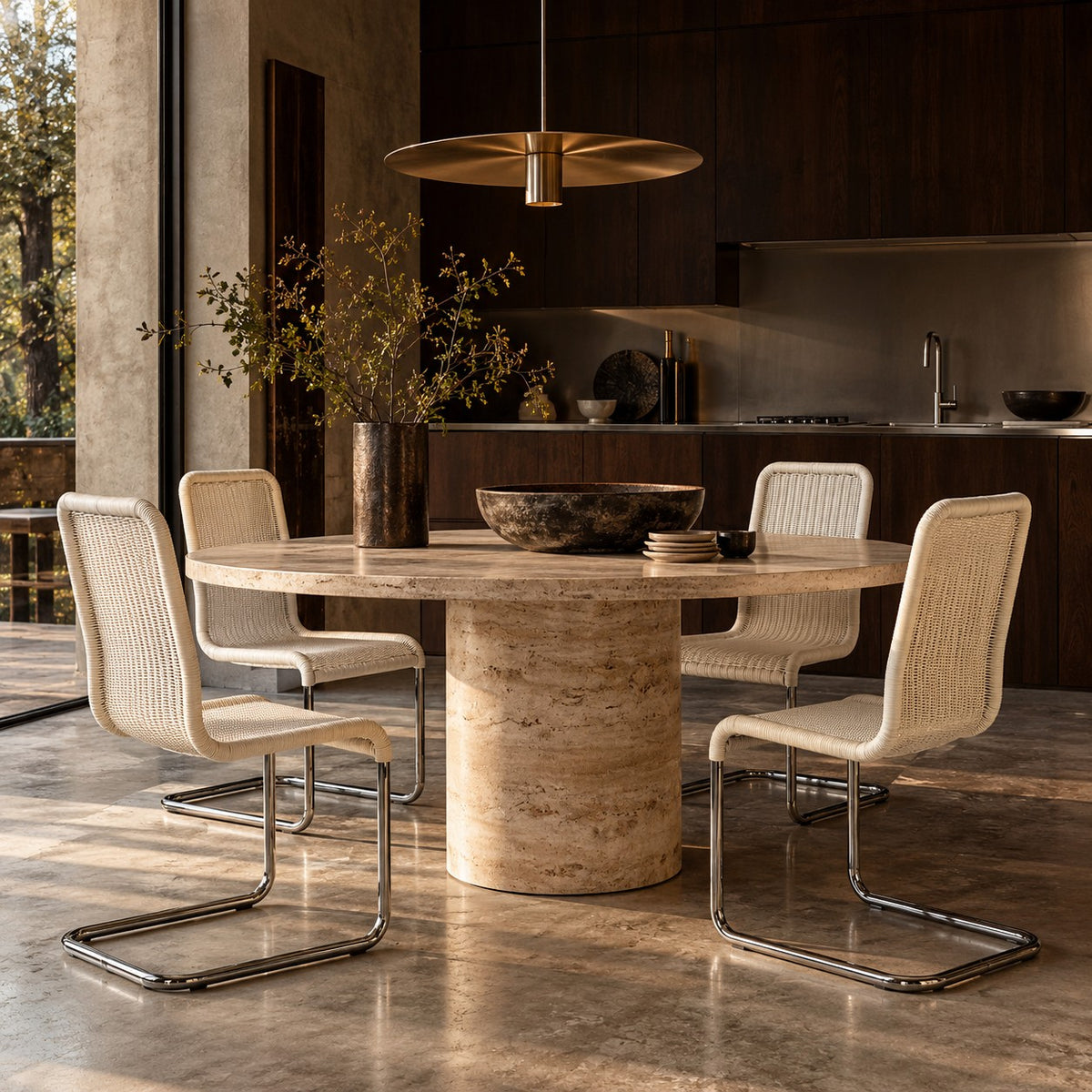 Set of 4 by Jean  Prouvé for Tecta B25 Cantilever Dining Chairs in White Pitriet, Germany 1993