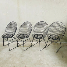 Load image into Gallery viewer, 4 Mid-Century Early Edition Wire Chairs by Cees Braakman &amp; A. Dekker for UMS Pastoe, Netherlands 1950
