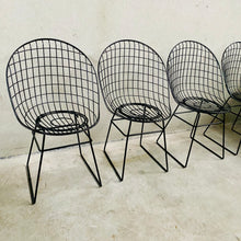 Load image into Gallery viewer, 4 Mid-Century Early Edition Wire Chairs by Cees Braakman &amp; A. Dekker for UMS Pastoe, Netherlands 1950
