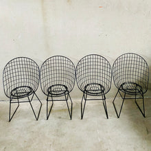 Load image into Gallery viewer, 4 Mid-Century Early Edition Wire Chairs by Cees Braakman &amp; A. Dekker for UMS Pastoe, Netherlands 1950
