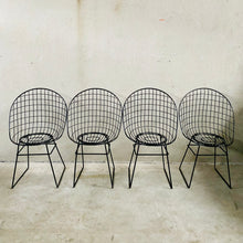 Load image into Gallery viewer, 4 Mid-Century Early Edition Wire Chairs by Cees Braakman &amp; A. Dekker for UMS Pastoe, Netherlands 1950
