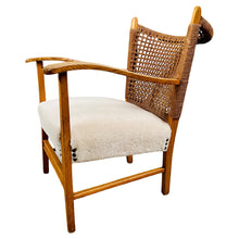 Load image into Gallery viewer, Rope, Oak and Sheepskin Arm Chair by Bas Van Pelt, Netherlands 1940
