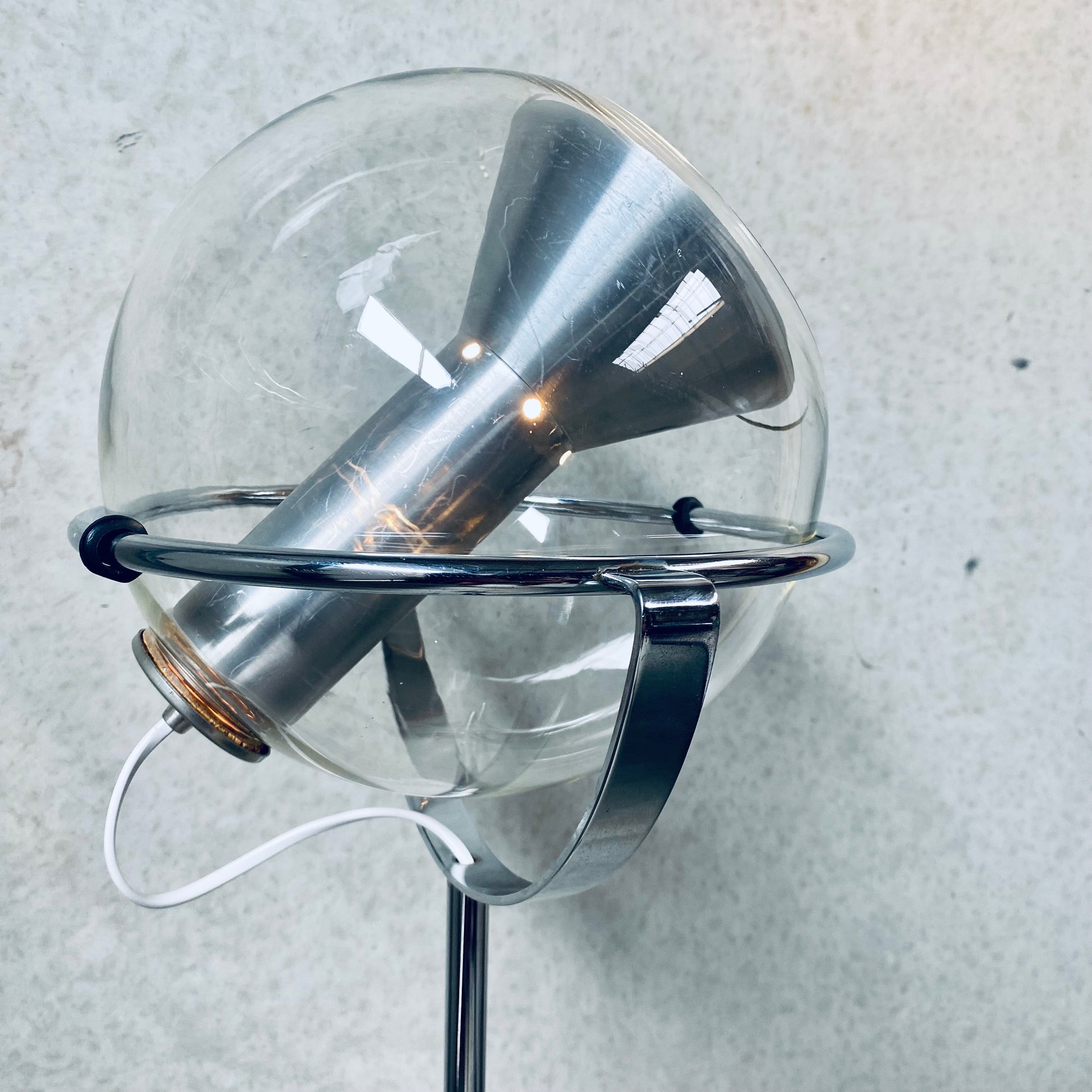 Floor Lamp "Globe 2000" by Frank Ligtelijn for Raak Amsterdam, Netherlands 1960