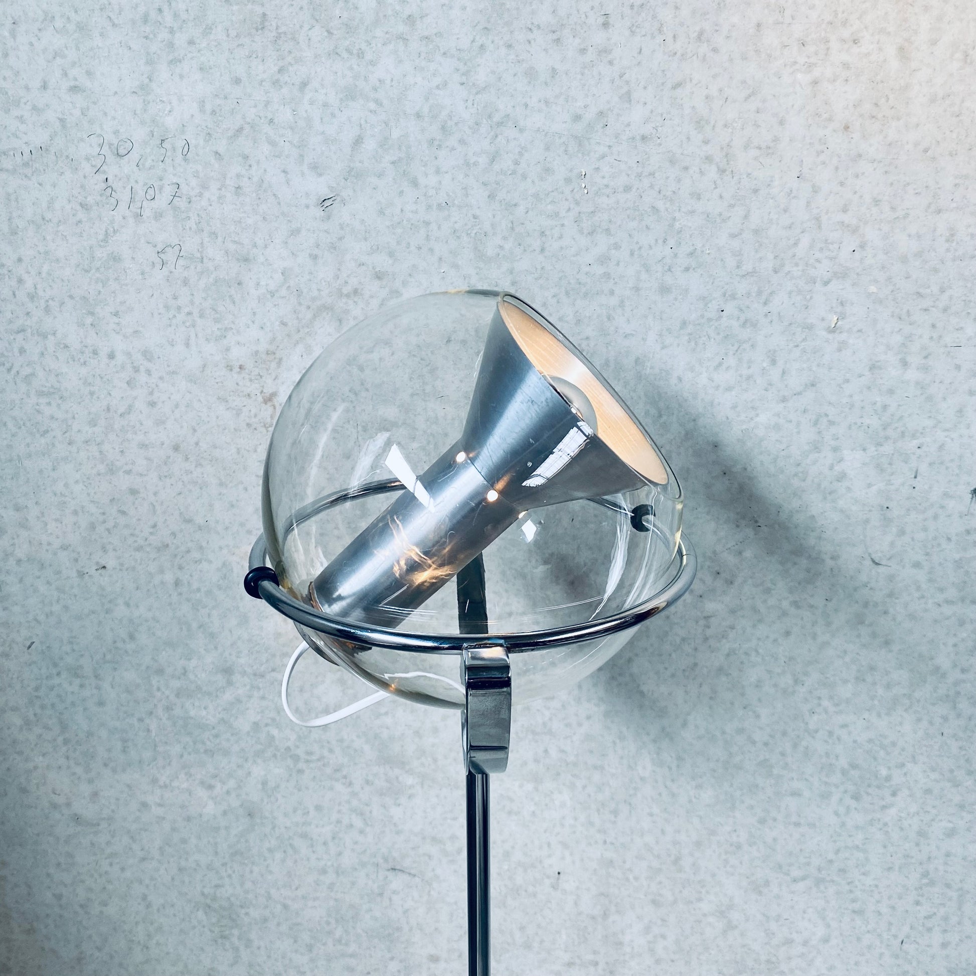Floor Lamp "Globe 2000" by Frank Ligtelijn for Raak Amsterdam, Netherlands 1960