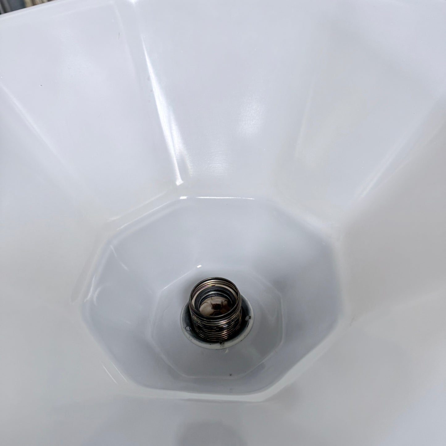 Glashütte Limburg Octagonal Pendant Lamp Germany 1970