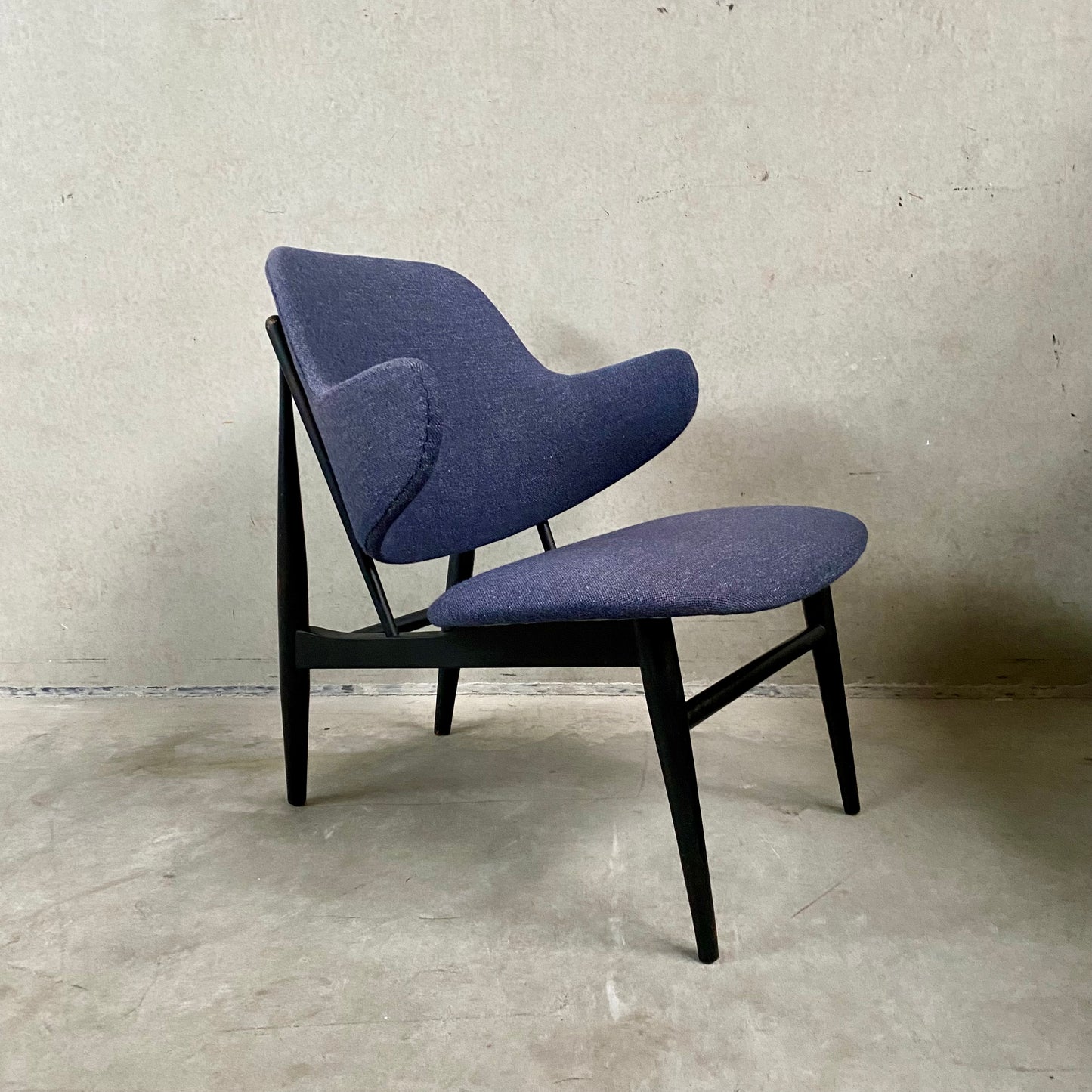 Fauteuil Shell de LB Kofod Larsen pour Christensen& Larsen, Danemark 1950