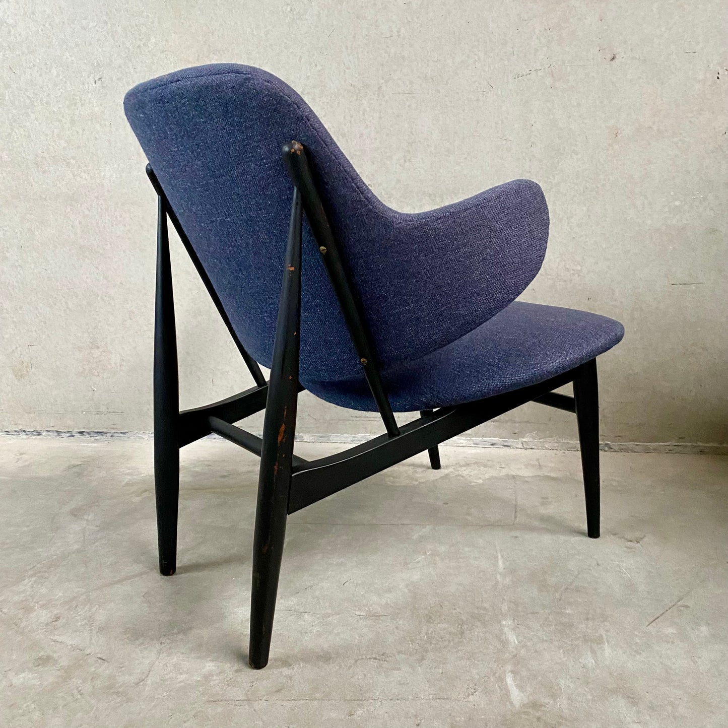 Fauteuil Shell de LB Kofod Larsen pour Christensen& Larsen, Danemark 1950