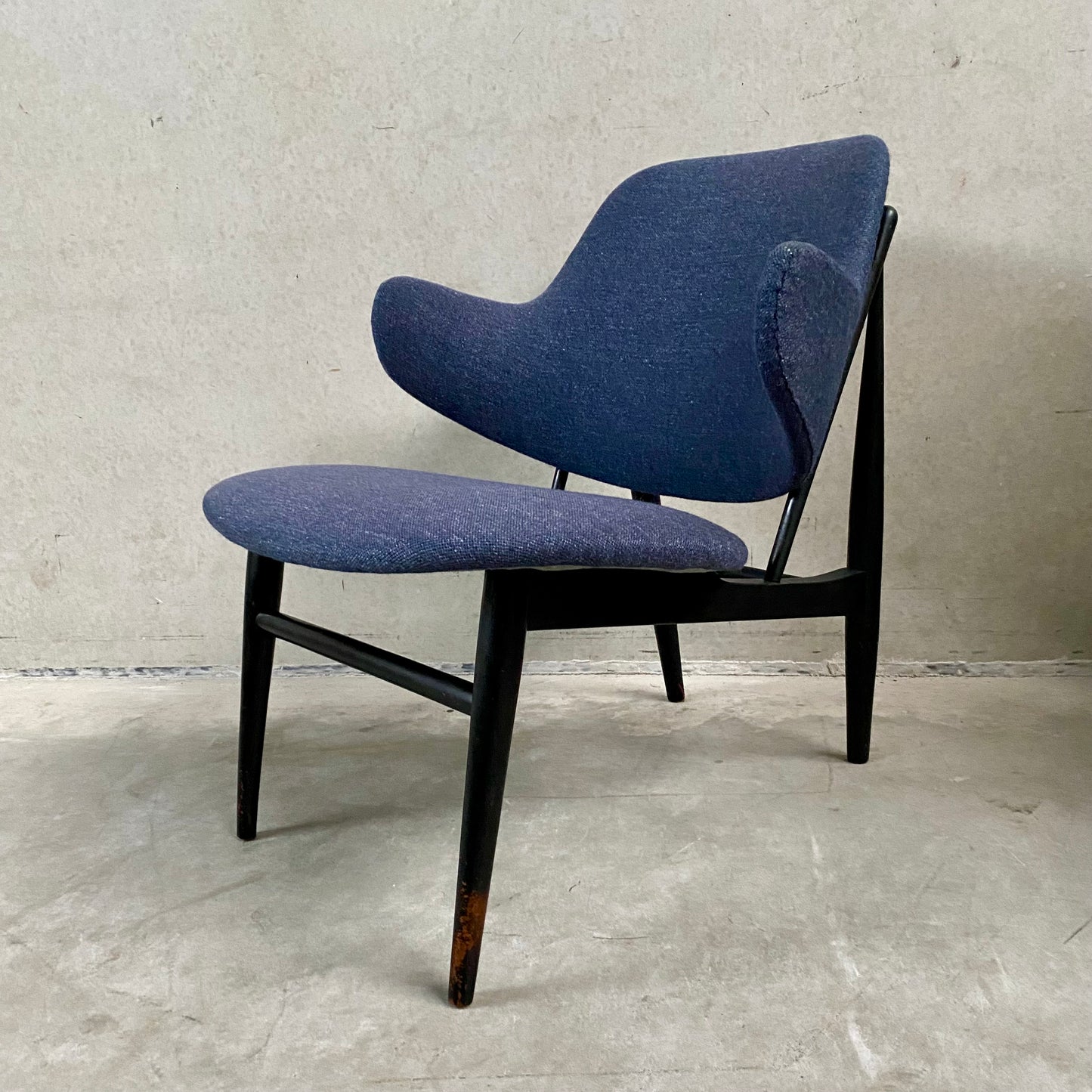 Fauteuil Shell de LB Kofod Larsen pour Christensen& Larsen, Danemark 1950