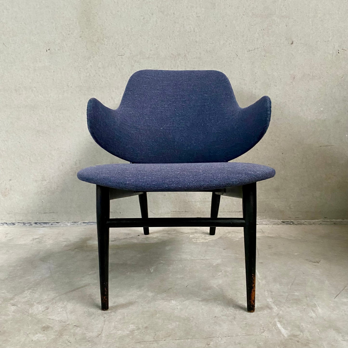 Fauteuil Shell de LB Kofod Larsen pour Christensen& Larsen, Danemark 1950