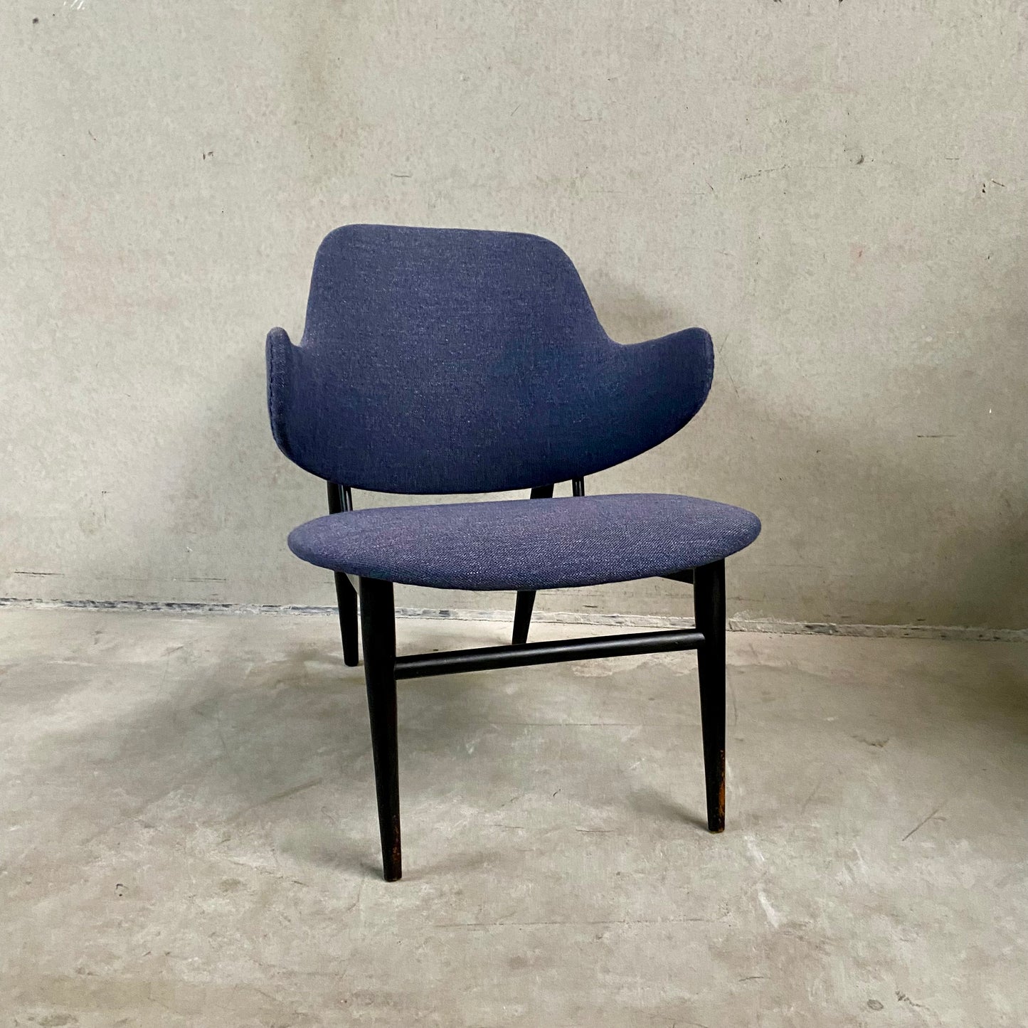 Fauteuil Shell de LB Kofod Larsen pour Christensen& Larsen, Danemark 1950