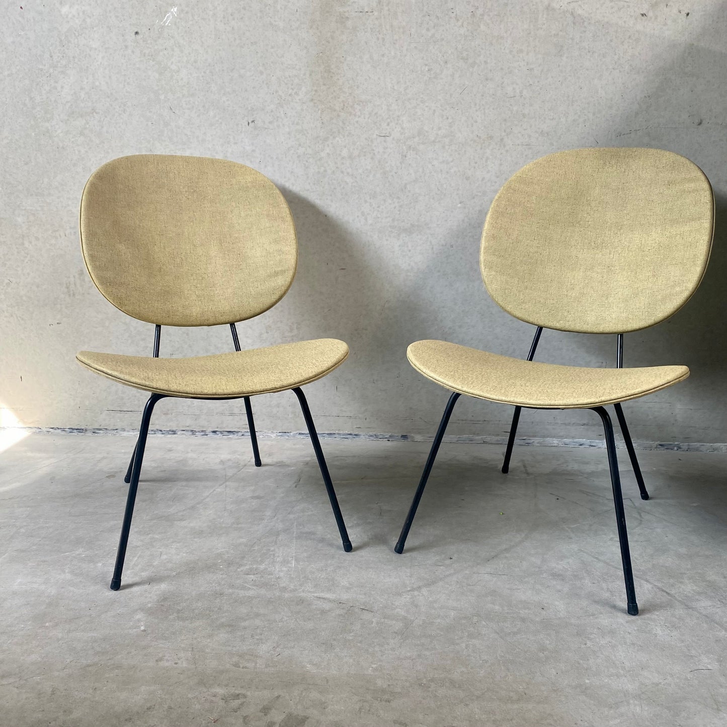 Ensemble de 2 fauteuils lounge 301 par Wh Gispen pour Kembo, Pays-Bas 1950