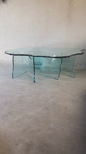 Load and play video in Gallery viewer, Fiam Italia Sculptural Hand-carved Glass Coffee Table &quot;Shell&quot; by Danny Lane, Italy 1988
