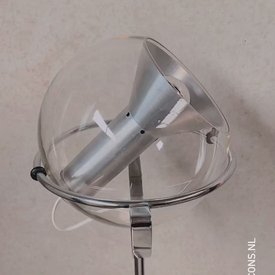 Floor Lamp "Globe 2000" by Frank Ligtelijn for Raak Amsterdam, Netherlands 1960