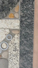 Load and play video in Gallery viewer, Brutalist Round Grey Slate Stone Coffee Table by Sculptor Paul Kingma, Netherlands 1984
