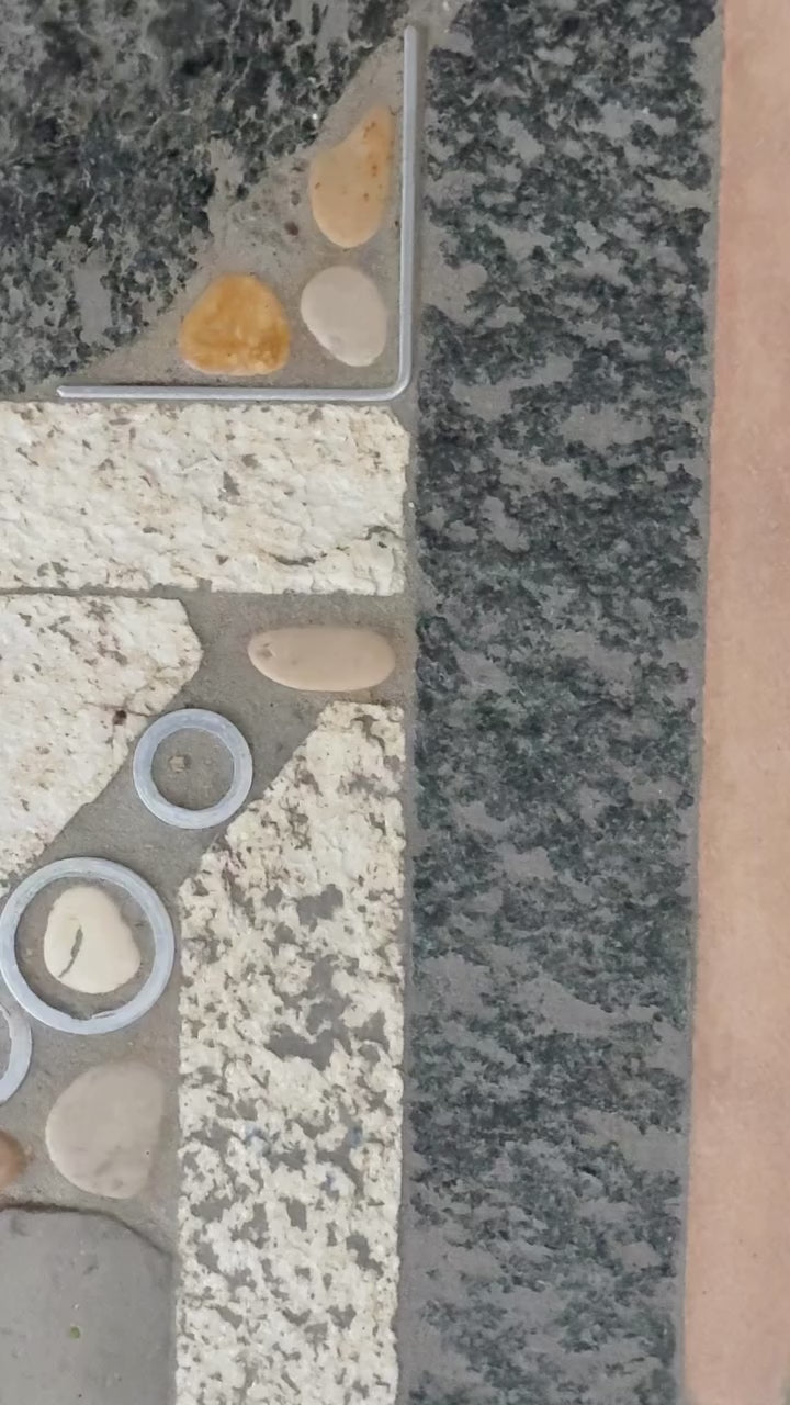 Brutalist Slate Stone Round Coffee Table By Sculptor Paul Kingma