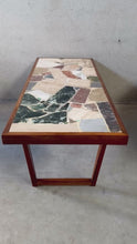 Load and play video in Gallery viewer, Brutalist Terrazzo Coffee Table in Style of Erling Viksjø 
