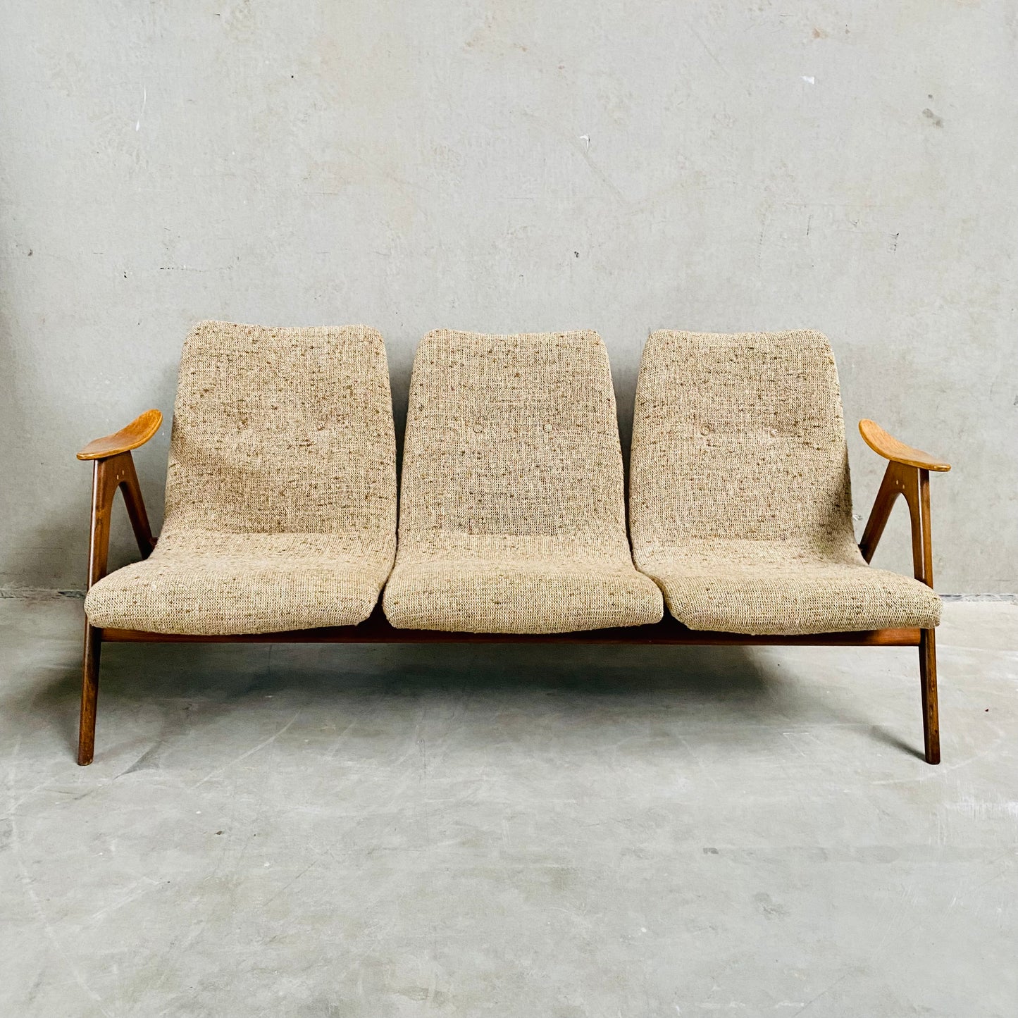 3-Sitzer-Sofa von Louis Van Teeffelen für Webe Niederlande 1960