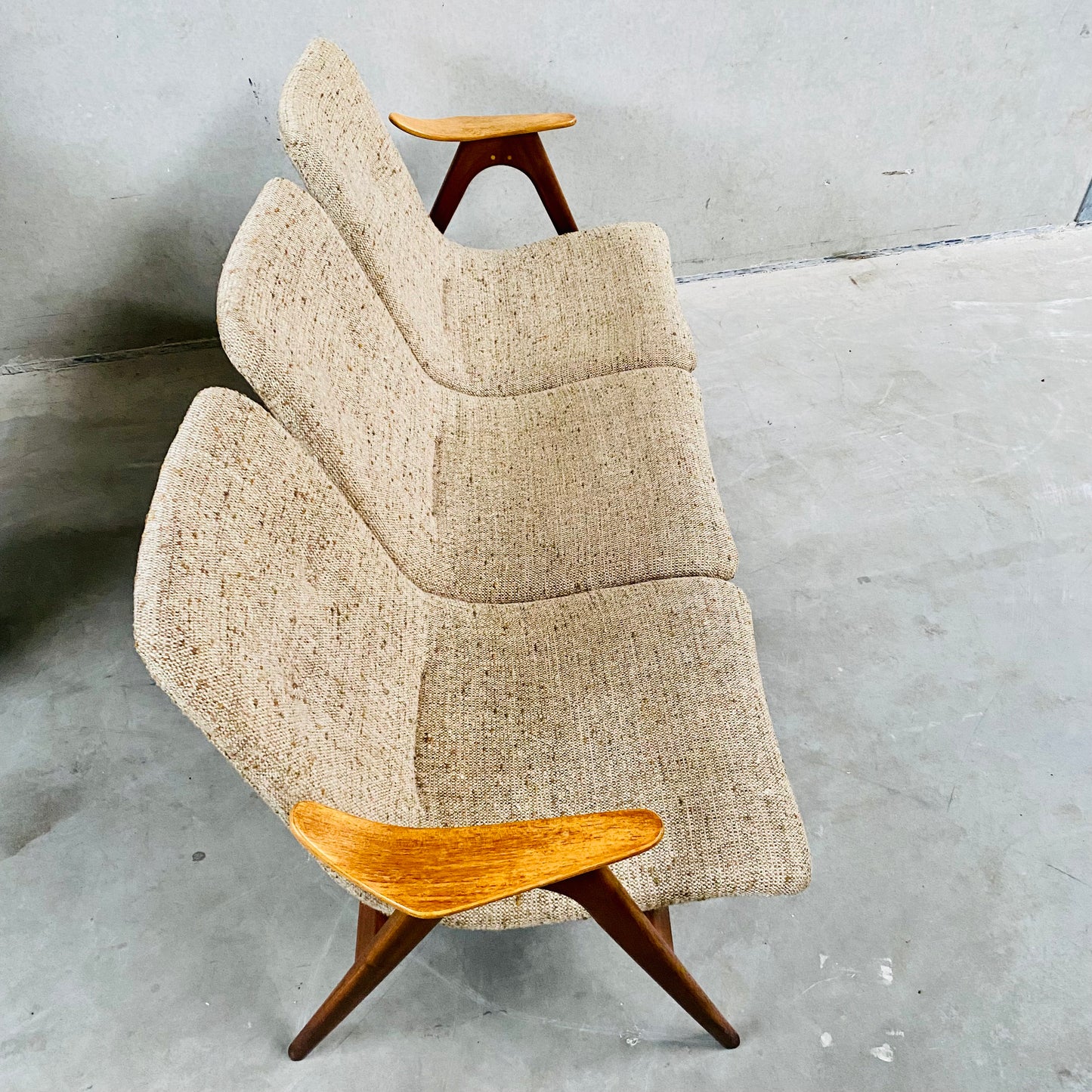 3-Sitzer-Sofa von Louis Van Teeffelen für Webe Niederlande 1960