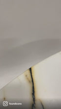 Load and play video in Gallery viewer, Beautiful Large Vintage Italian Design Marble Dining Table Italy 1970
