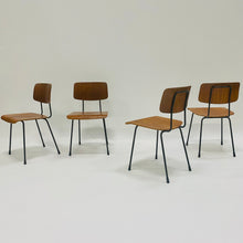 Load image into Gallery viewer, Set of 4 Dining Chairs &quot;1262&quot; by a.r. Cordemeijer for Gispen Netherlands 1959
