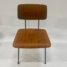 Load image into Gallery viewer, Set of 4 Dining Chairs &quot;1262&quot; by a.r. Cordemeijer for Gispen Netherlands 1959
