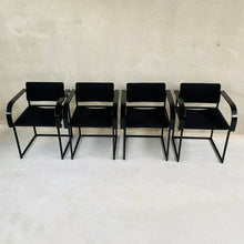 Load image into Gallery viewer, DINING TABLE AND CHAIRS BY PIERRE MAZAIRAC &amp; KAREL BOONZAAIJER FOR PASTOE, NETHERLANDS 1980S
