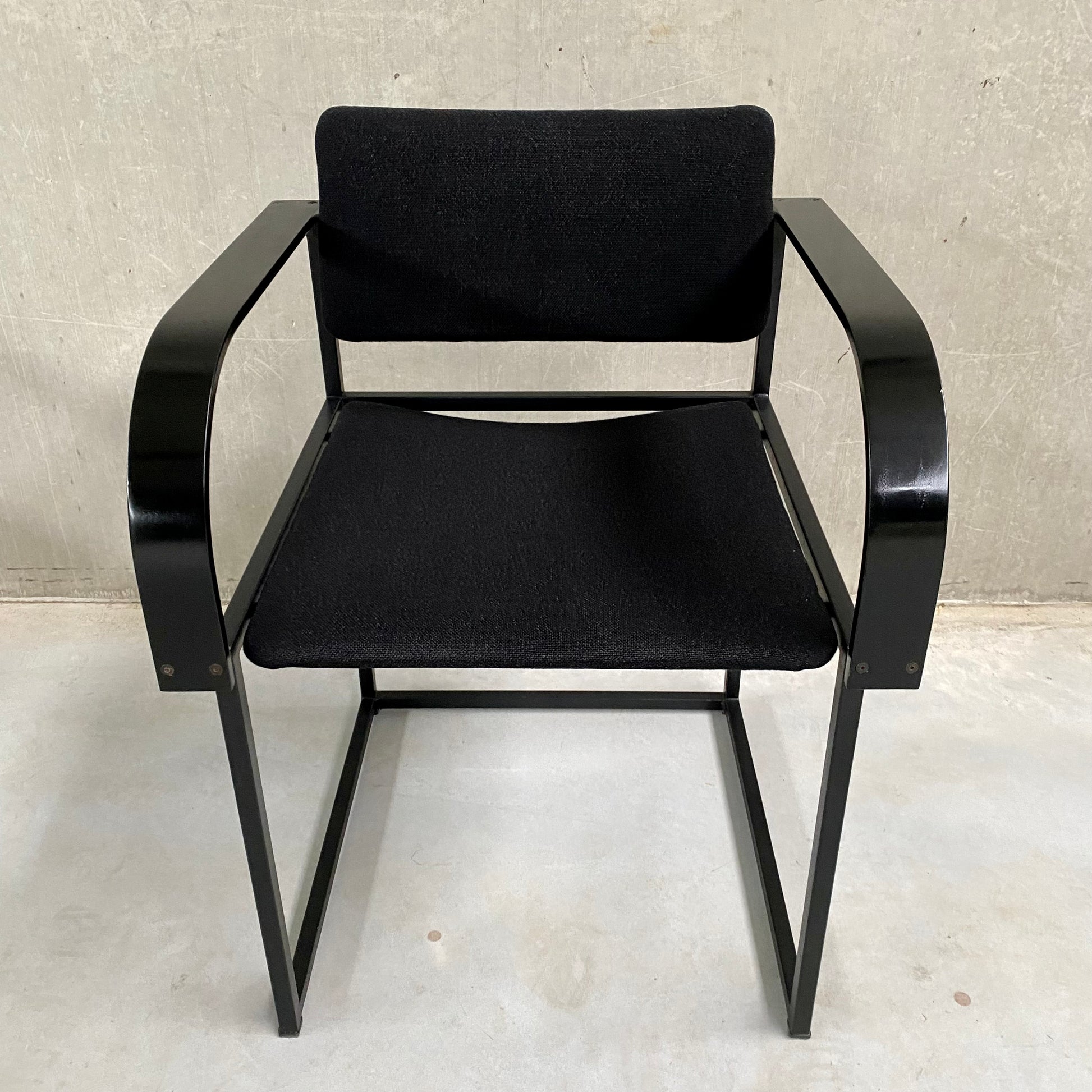 DINING TABLE AND CHAIRS BY PIERRE MAZAIRAC & KAREL BOONZAAIJER FOR PASTOE, NETHERLANDS 1980S