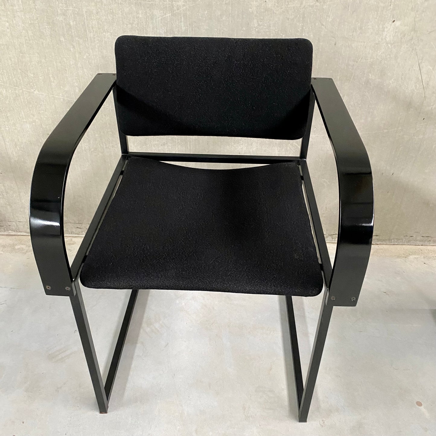 DINING TABLE AND CHAIRS BY PIERRE MAZAIRAC & KAREL BOONZAAIJER FOR PASTOE, NETHERLANDS 1980S