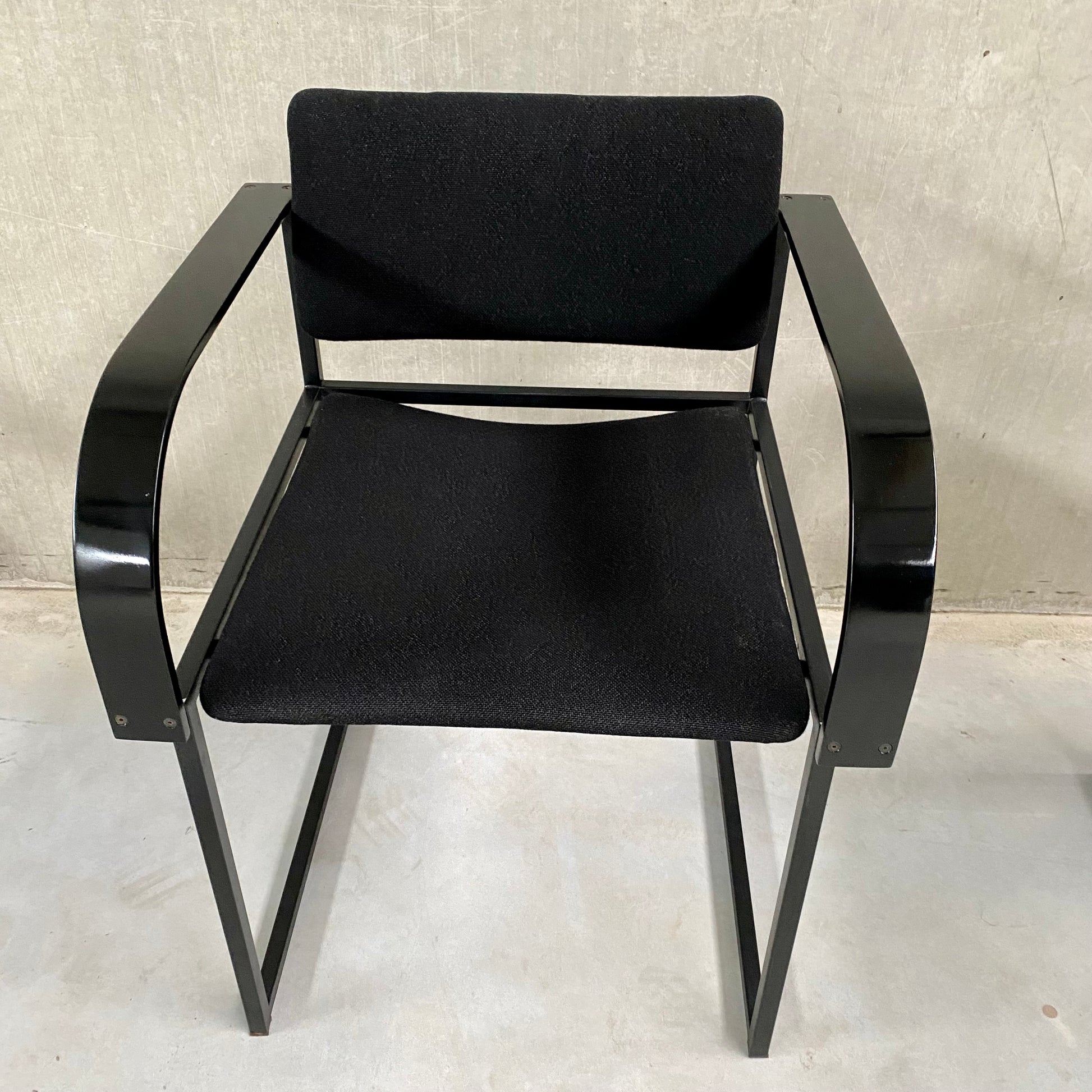 DINING TABLE AND CHAIRS BY PIERRE MAZAIRAC & KAREL BOONZAAIJER FOR PASTOE, NETHERLANDS 1980S