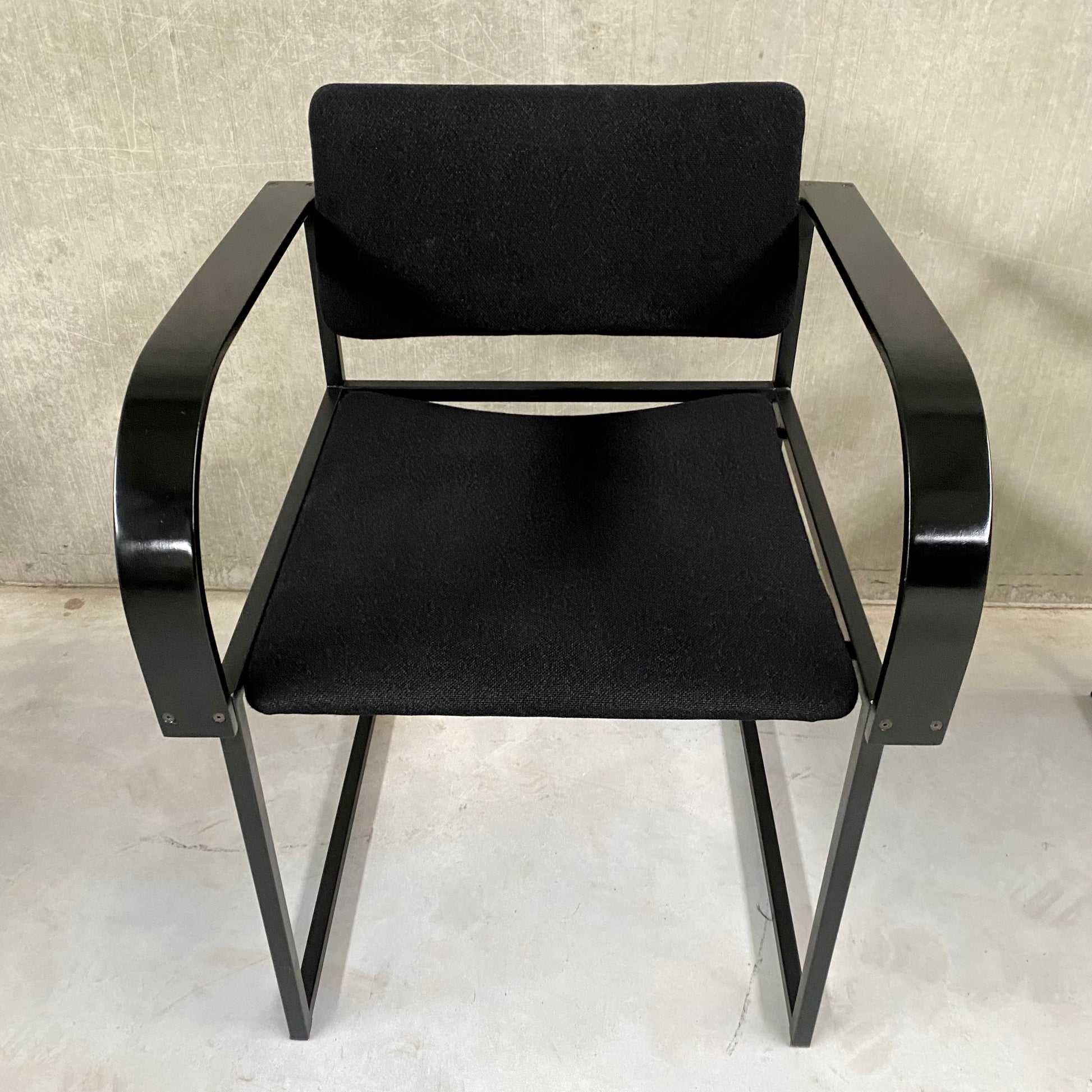 DINING TABLE AND CHAIRS BY PIERRE MAZAIRAC & KAREL BOONZAAIJER FOR PASTOE, NETHERLANDS 1980S
