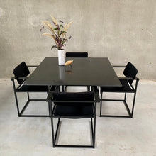 Load image into Gallery viewer, DINING TABLE AND CHAIRS BY PIERRE MAZAIRAC &amp; KAREL BOONZAAIJER FOR PASTOE, NETHERLANDS 1980S

